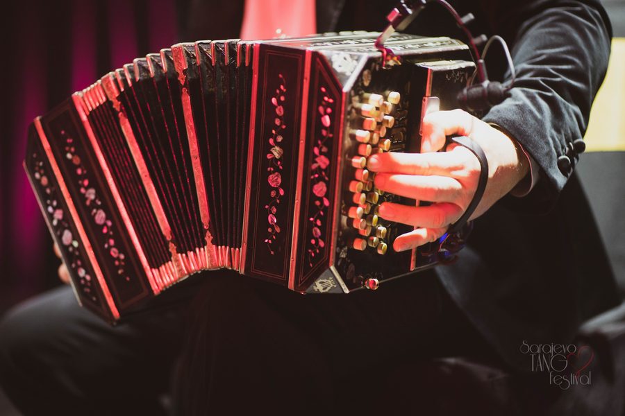 Bandoneon player at Sarajevo Tango Festival
