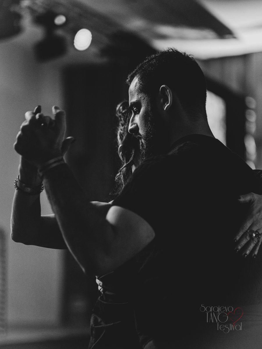 A dramatic dance moment at Sarajevo Tango Festival
