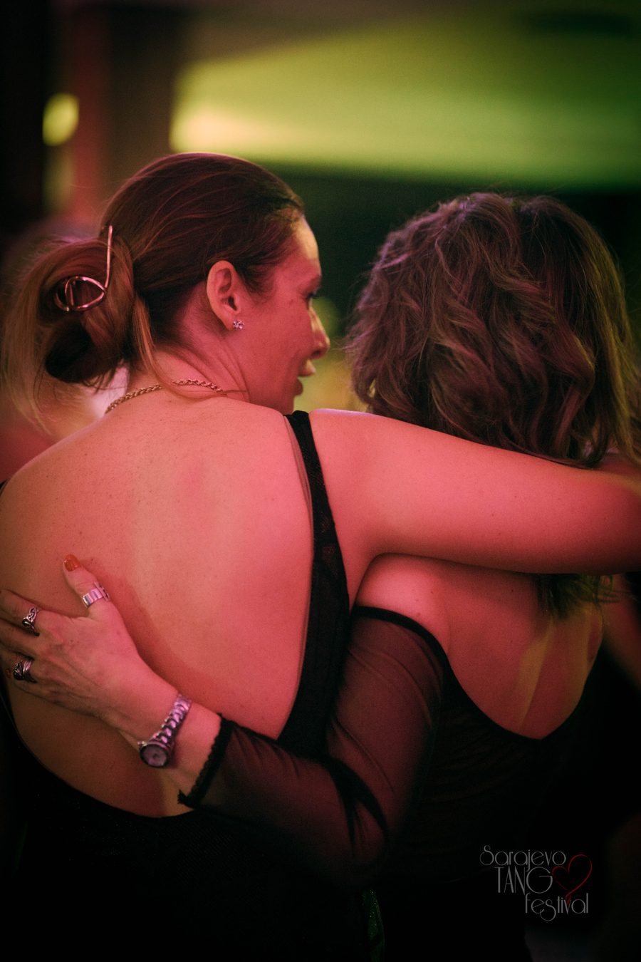 An embrace on the dance floor at Sarajevo Tango Festival