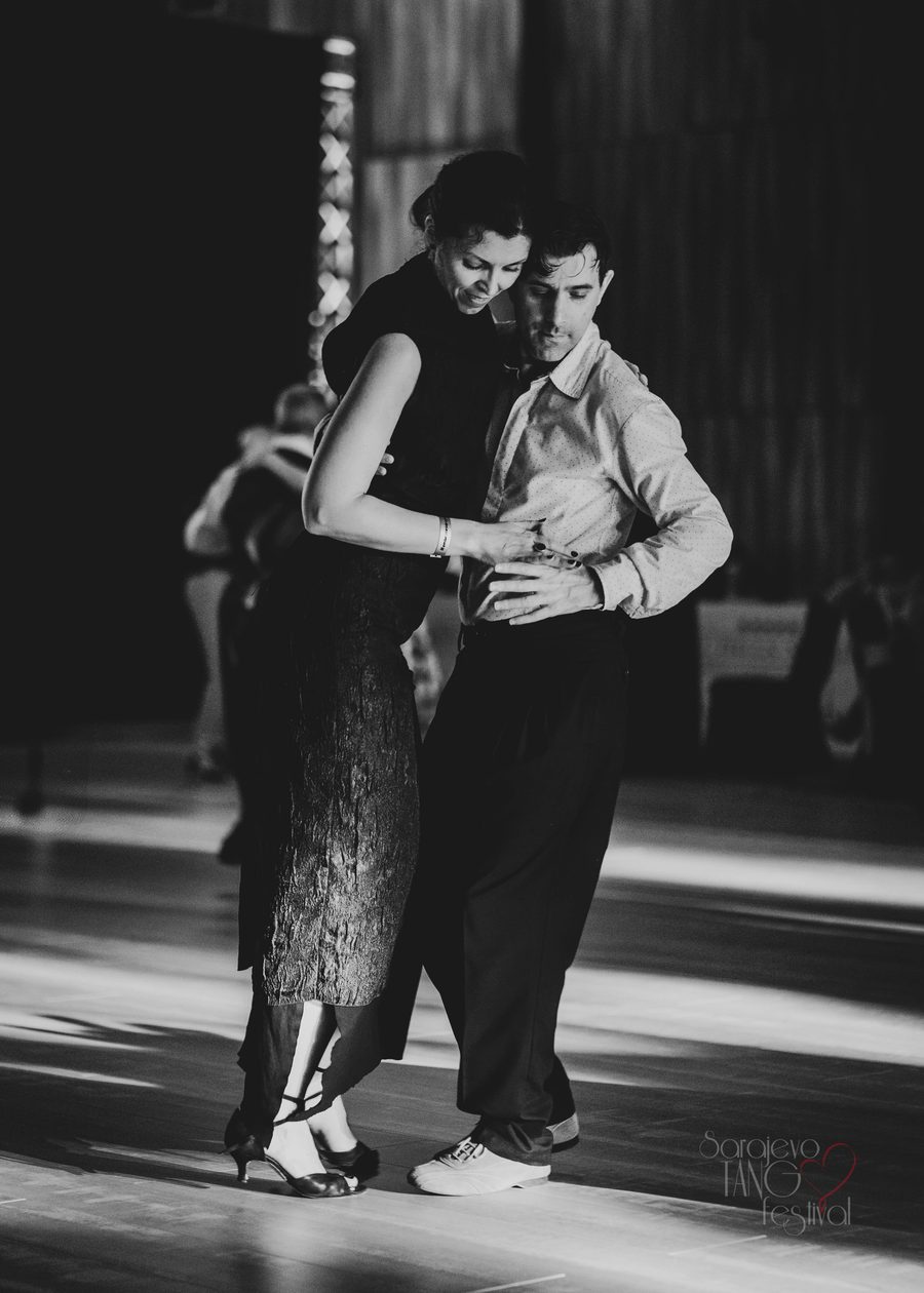 Dancers on the floor at Sarajevo Tango Festival