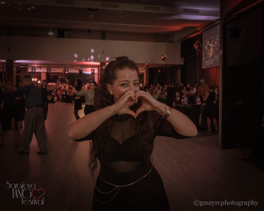 Heart hands at Sarajevo Tango Festival